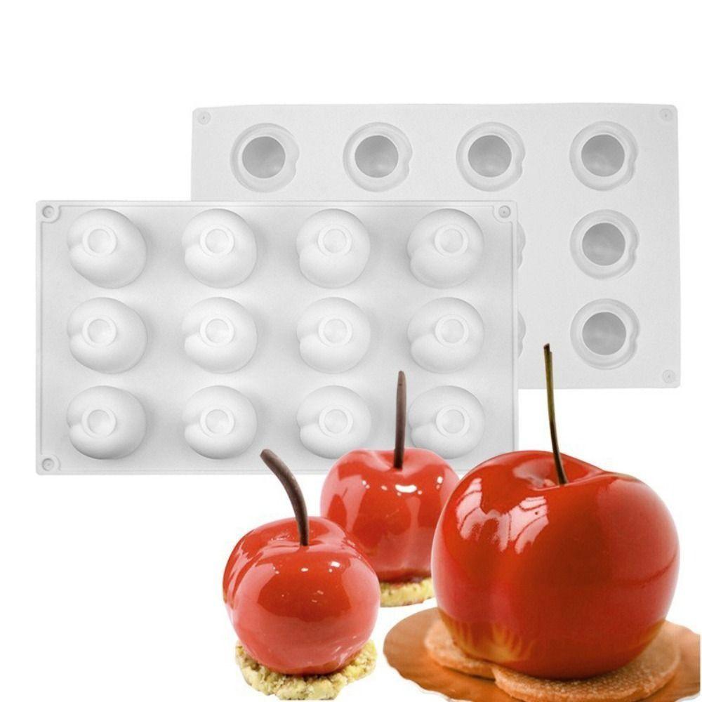 Non-stick Fruit Shape Dessert Mold Silicone Realistic Fruit Baking Mold  Party Pastry