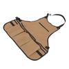 Garden Apron for Men Women Canvas Gardening Tool Work Apron with Multiple Pockets for Woodworker Gardeners