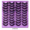 New20Mixed set of false eyelashes, natural one-piece, curled, thick, messy, and voluminous, European and American style