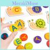 Wooden Alphabet Puzzle Game With Educational Blocks For Kids Learning And Brain Development
