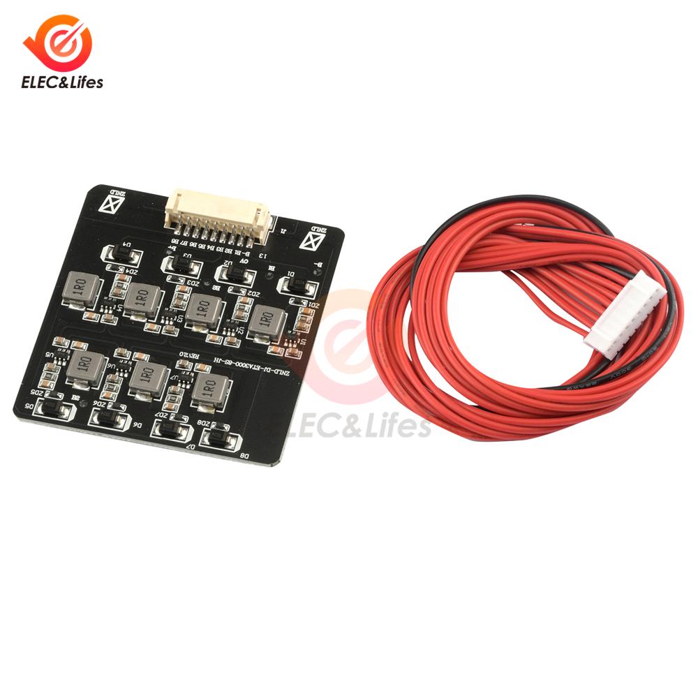 BMS 1S-8S 1.1A Balance Board Lifepo1 LTO Lithium Battery Active Equalizer Balancer Energy Transfer Board BMS 1S 1S 1S 6S 7S 8S