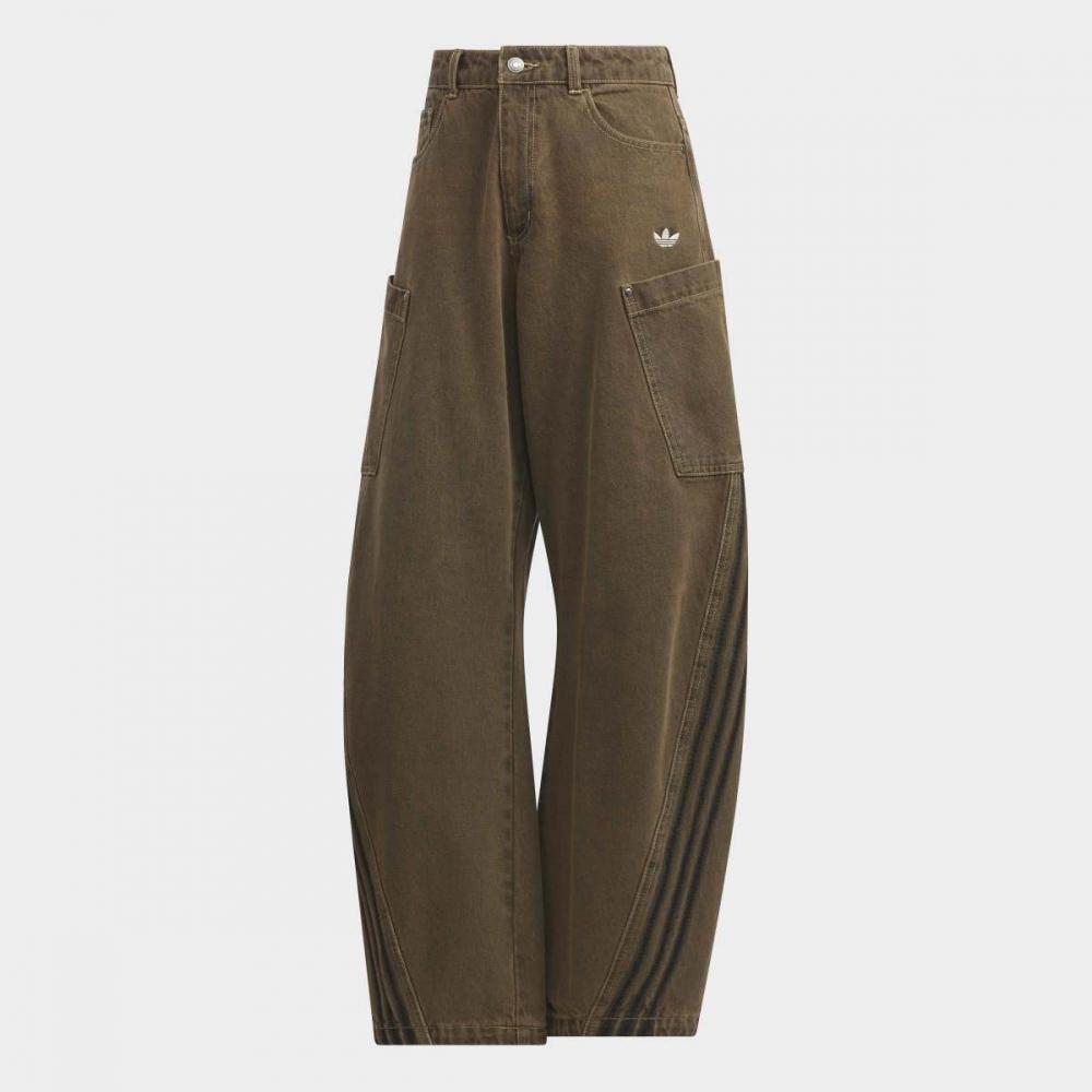Adidas Casual Loose Fit Denim Pants  Kr2627 