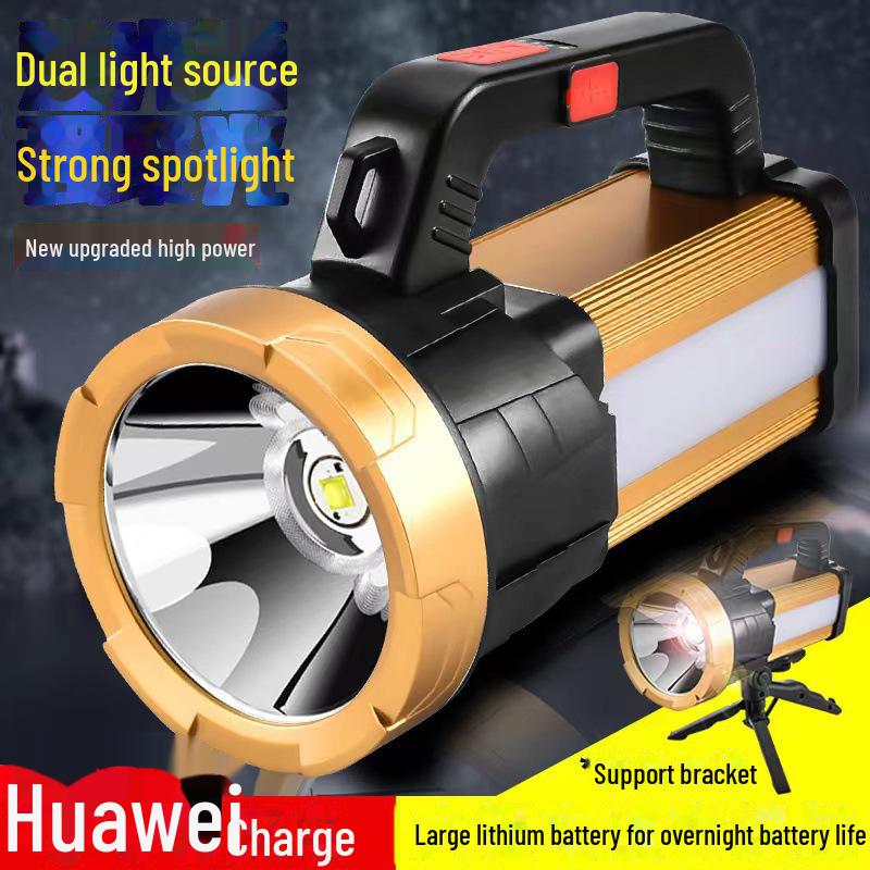 Rechargeable Super Bright Portable Flashlight for Outdoor, Patrol, and Mining