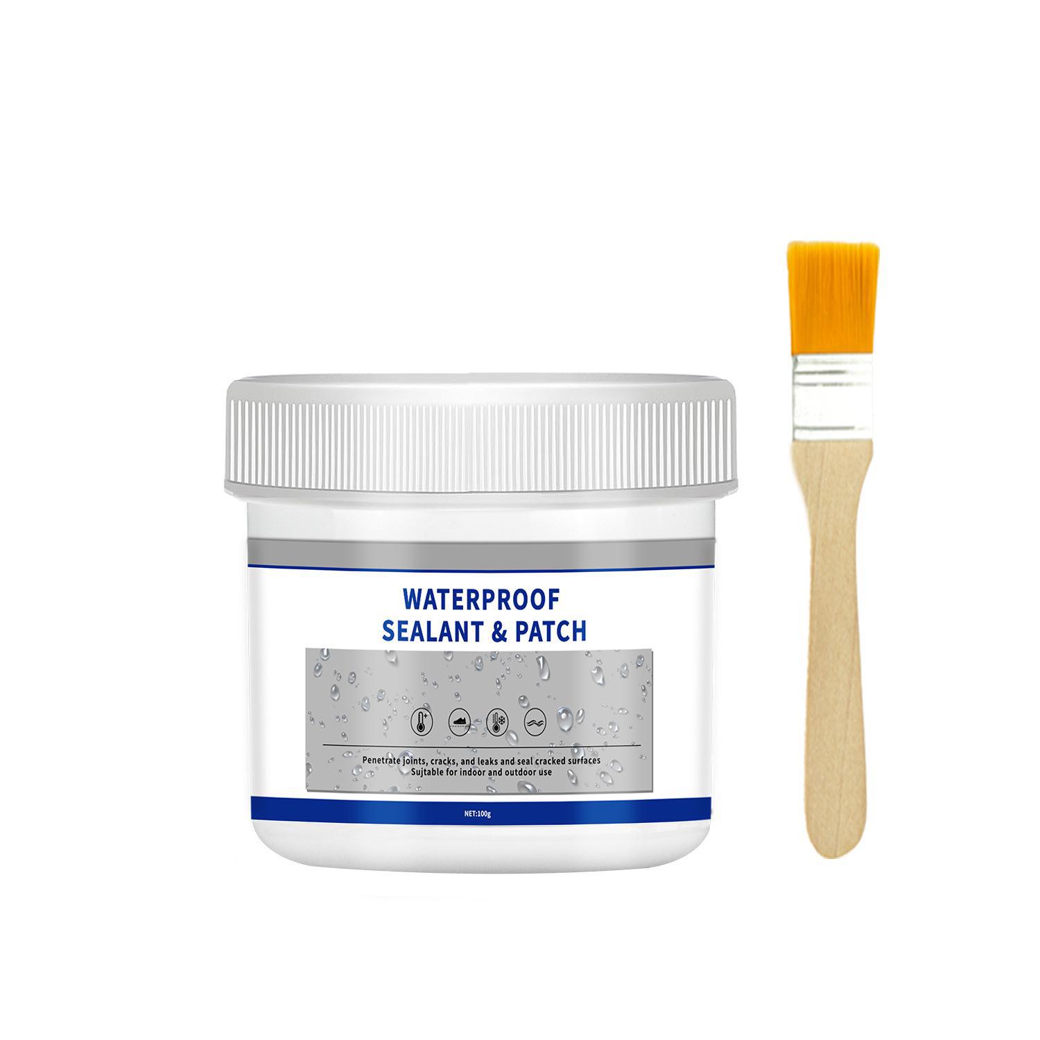 

Водостойкий акриловый прозрачный клей для внутренних и наружных стен 100g + brush