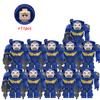11pcs NEW Knights War Angels Ultramarines Templars War Soldiers Mini Action Figures Model Kids Toys Gift
