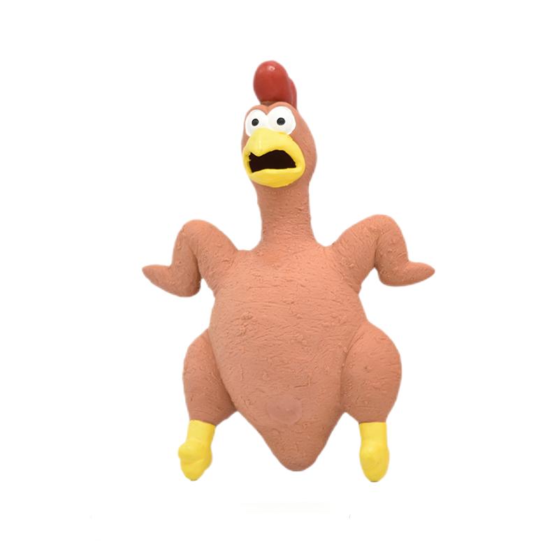 Στριγγλιστά Λαστιχένια Παιχνίδια Σκύλου Σκύλος Λατέξ Παιχνίδι Μασήματος Κοτόπουλο Ζώο Ανθεκτικό στο Δάγκωμα Κουτάβι Παιχνίδι με Ήχο Αξεσουάρ Σκύλου Για Μικρό Μεσαίο Μεγάλο Σκύλο