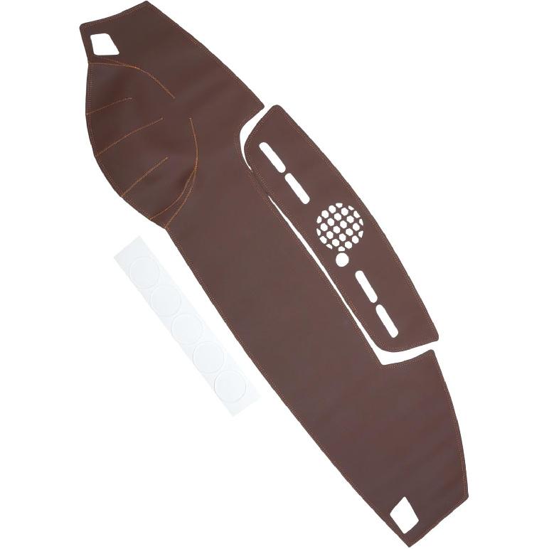 

Dashboard Cover Dash Cover Mat Carpet for Land Rover Sport 2010-2013 Brown Faux Leather 1 Pc Anti-Slip Car Interior