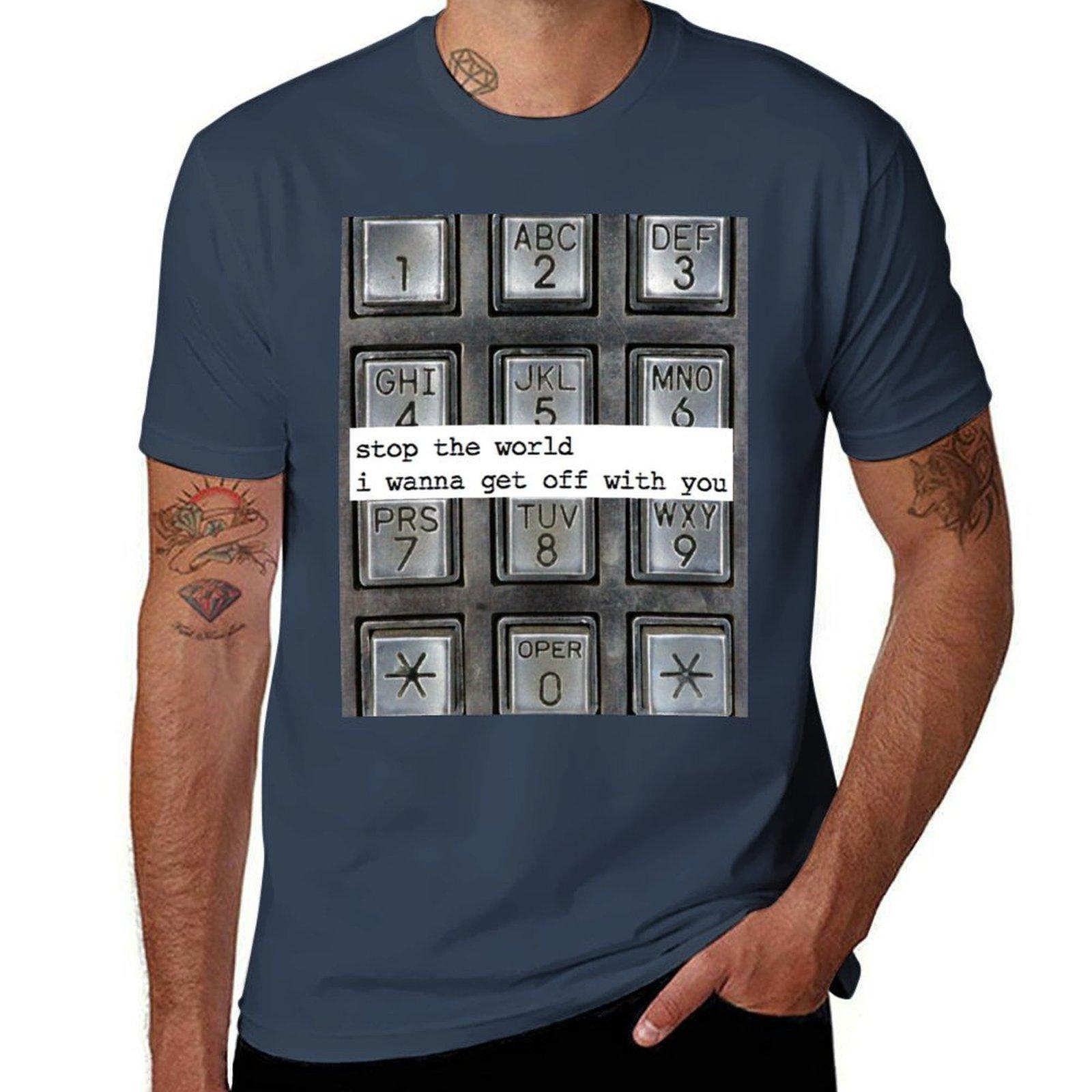 stop the world TShirt Soft Durable Cotton TShirt S