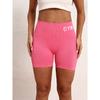 Hip Lifting Yoga Shorts, Exercise And Fitness Letter, Wearing High Stretch Shorts For Women
