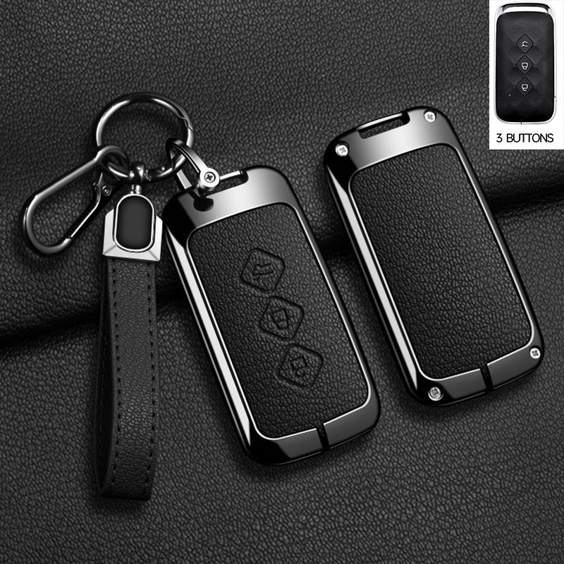 Zinc Alloy Remote Car Key Case for Wuling Hongguang S Baojun 510 730 360 560 RS-5 530 630 Chevrolet AveoTrax Groove Captiva 2024