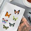 54 Colorful Butterfly Cartoon Graffiti Stickers - PVC DIY Stationery & Suitcase Decorations.