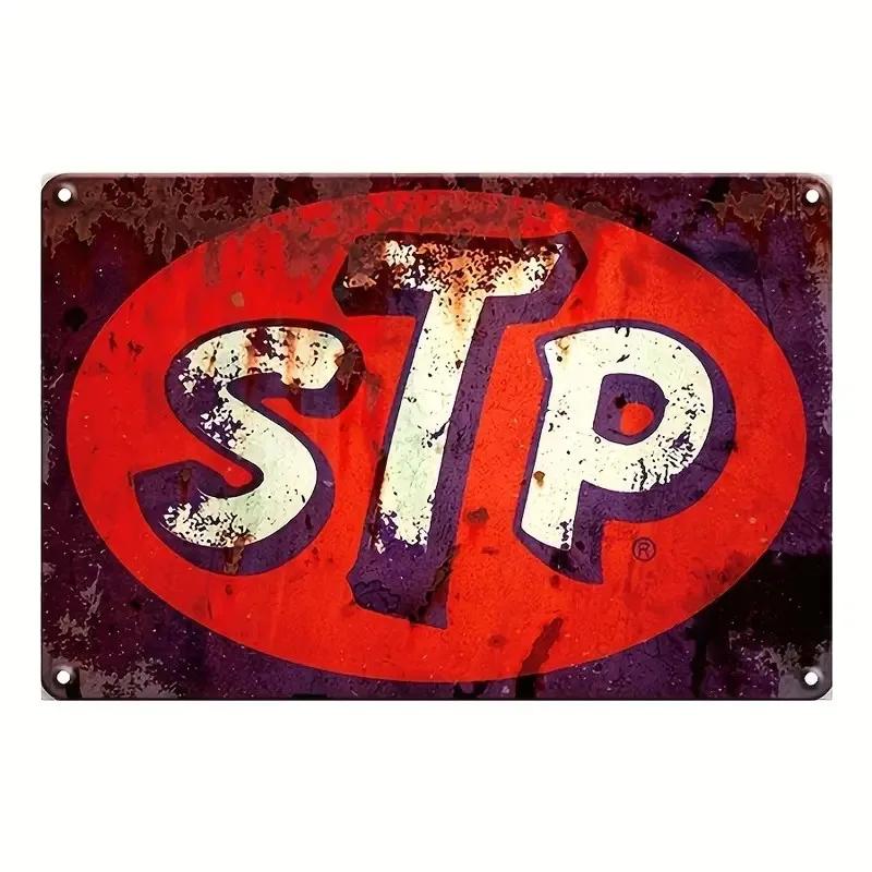 Vintage Metal Tin Sign Retro Garage & for Man Cave Decor, 8x12 Inch - Perfect for Old Car Shops, Oil Stations , Home Wall Art