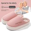 Waterproof Winter Cotton Slippers with Thick Sole for Men and Women - Non-Slip, Plush, Warm Indoor Footwear