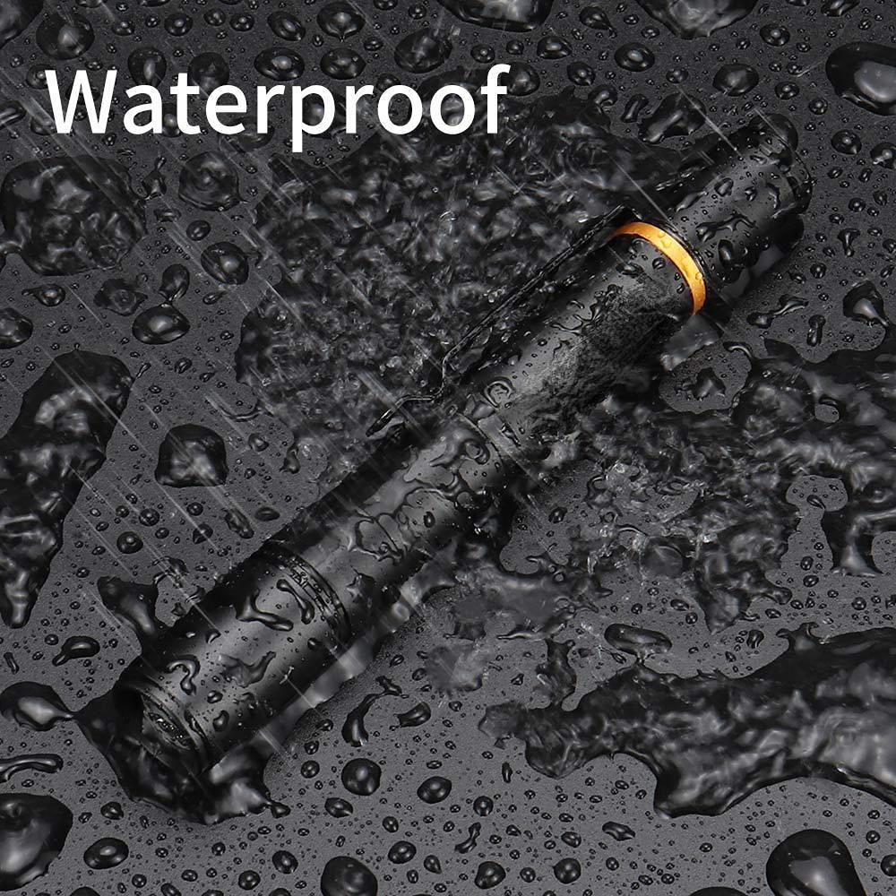 LED Flashlight Portable Pocket Emergency Light Mini Flashlights Yellow+White First Aid Pen Light Small Torch Doctor Nurse