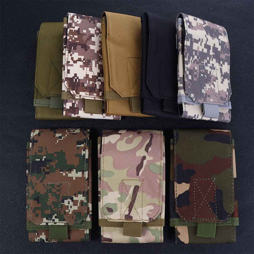 Waist Belt Case Camouflage Bag Nylon Waist Bag Outdoor Belt Bag Army Waist Bag Zipper Waist Pack