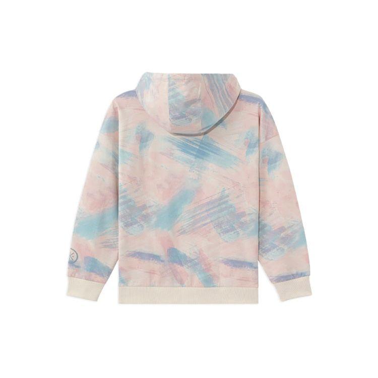 Li Ning Wade Series Zuckerwatte Locker Lässiger Sport-Hoodie Unisex Hoodies Rosa Blau AWDRG59-1