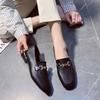 Woman PumpsLoafers Moccasins Shoes for Women Loafers Low Heel Elegant Square Toe Non Slip Quick Delivery Luxury Brand Chic Point