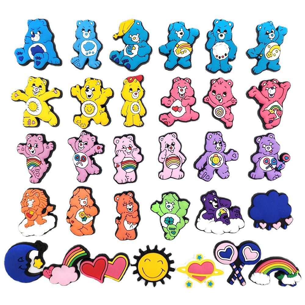 84 Exquisite Anime Shoe Charms: Soft Rubber Buckles for DIY Clogs and Cute Decorations