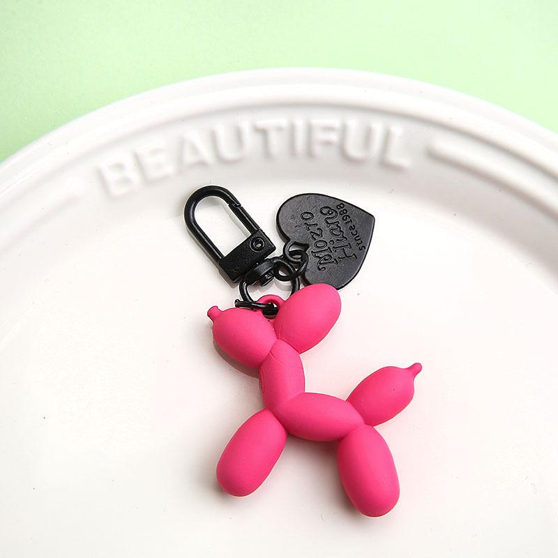 

Сидячая поза, брелок в виде шерстяного медведя, милый, модный, изысканная кукла из смолы, брелок, подвеска на рюкзак One Size горячий розовый