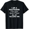 I Am A Multitasker I Can Listen Ignore & Forget Funny Saying Cotton Men T Shirt S