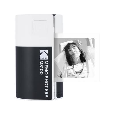 Kodak Memo Shot ERA Toy Instant Digital Camera with Label Printer Camera Body 1 (White, + Roll)