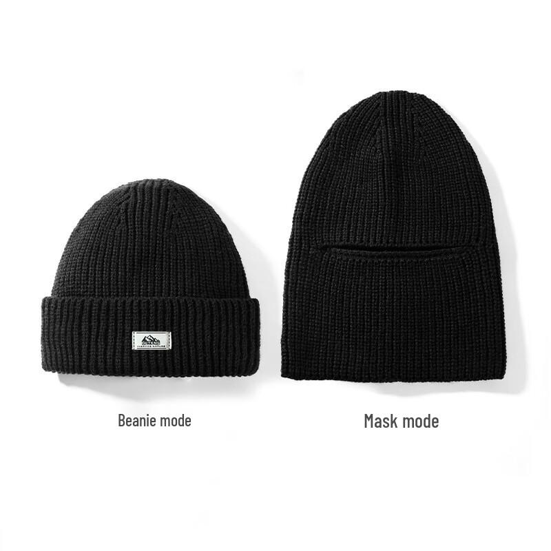 

Men s Autumn Winter Two-Way Wear Beanie Hat
