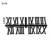 Clock Numerals Parts Gold Quartz Needle Roman Numerals