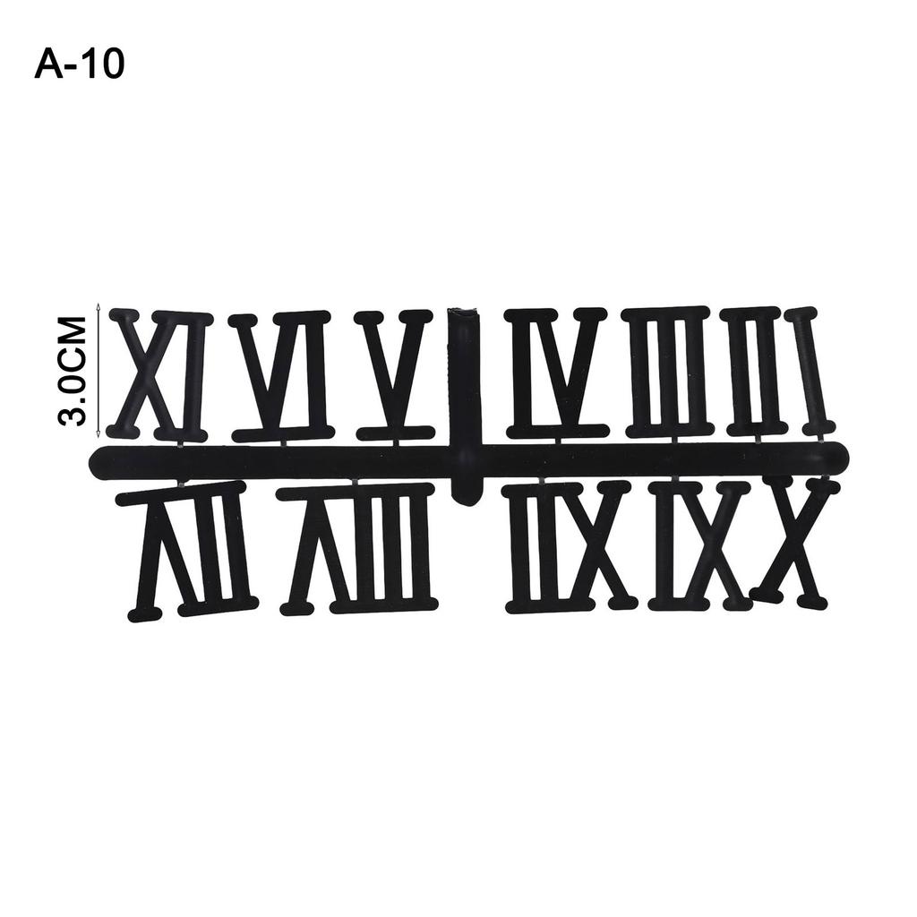 Clock Numerals Parts Gold Quartz Needle Roman Numerals