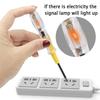 AC100-500V Electrical Voltage Tester Pen SLOTTED Phillips Double-Headed Removable Screwdriver Circuit Tester Lamp Indicator Tool