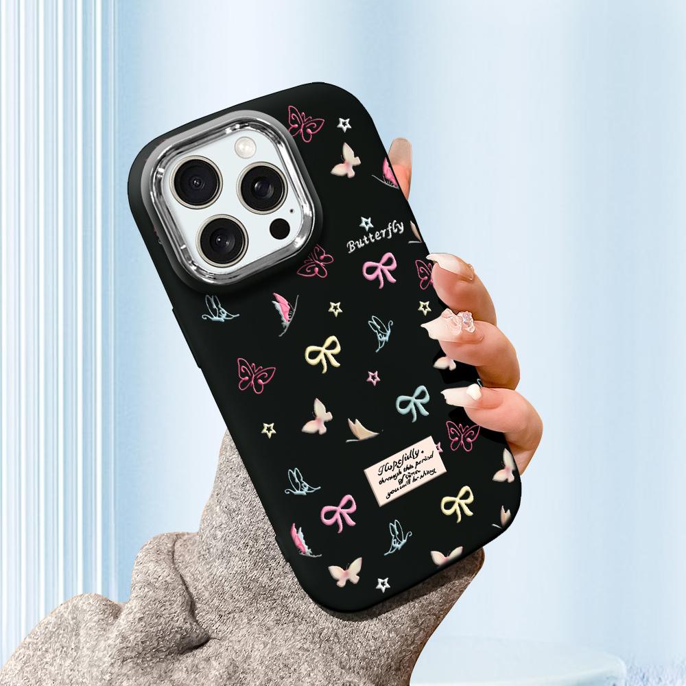 Jednobarevný stříbrný okraj čočky Mastné pouzdro Měkký TPU tekutý silikonový kryt odolný proti nárazům Pouzdro na telefon pro Huawei Honor iPhone Infinix Tecno Vivo