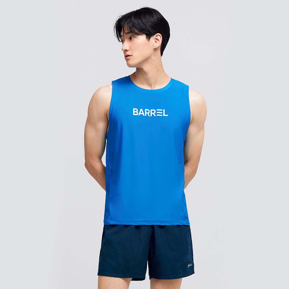 BARREL Men'S Ocean Sleeveless Rash Guard Bahamas Blue (Bi2Mwrg11Bhe)
