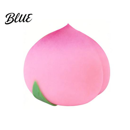 Peach Fidget Toy Juicy Stress Relief Simulation Pink Yellow Squeeze Decompression Fruit Shape Sensory Slow Rebound