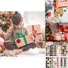 Cm2306005 Diy Christmas Advent Calendar With Colorful Stickers And Puzzle Pieces For Kids