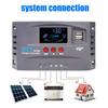 Regulátor solárního nabíjecího panelu 30A-100A 12V/24V systémy Regulátor solárního nabíjení se stabilizací napětí Ochrana proti přebití Odvod tepla