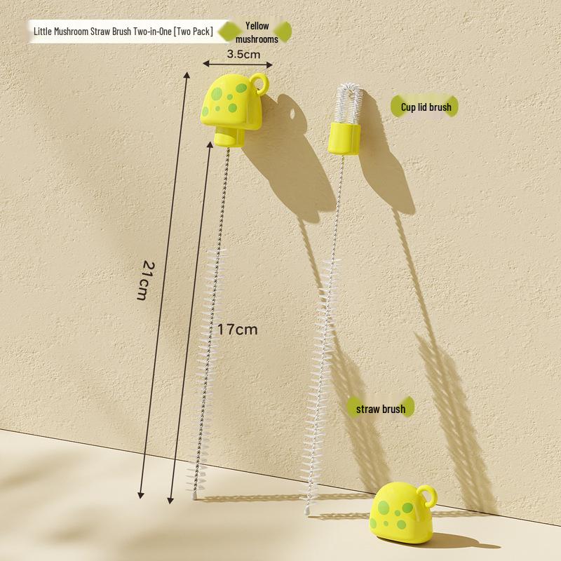 Multifunctional Soft Bristle Cleaning Brush Set for Baby Bottles and Nipples