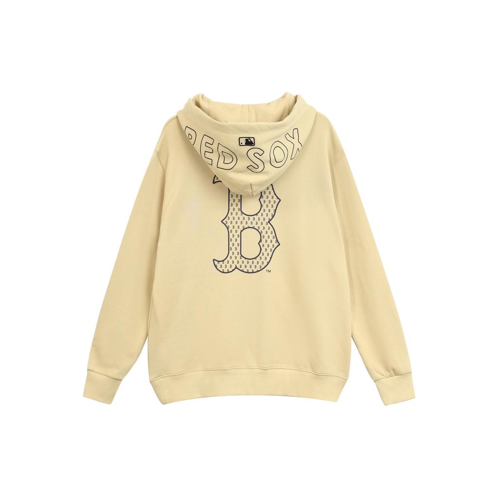 New MLB Old Flower Sweatshirts Unisex Beige Yellow 3AHDM0114-43BGS