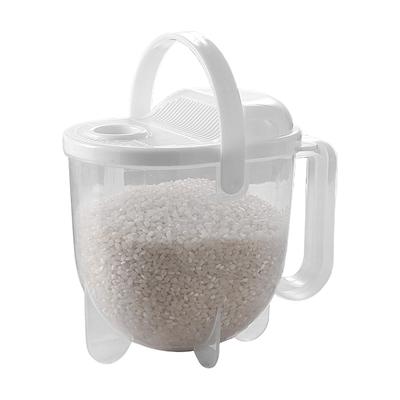 Rice Washer Kitchen Colanders Strainer Bowl with Lid Household Vegetable Washing Strainer for Home Hotel Restaurant