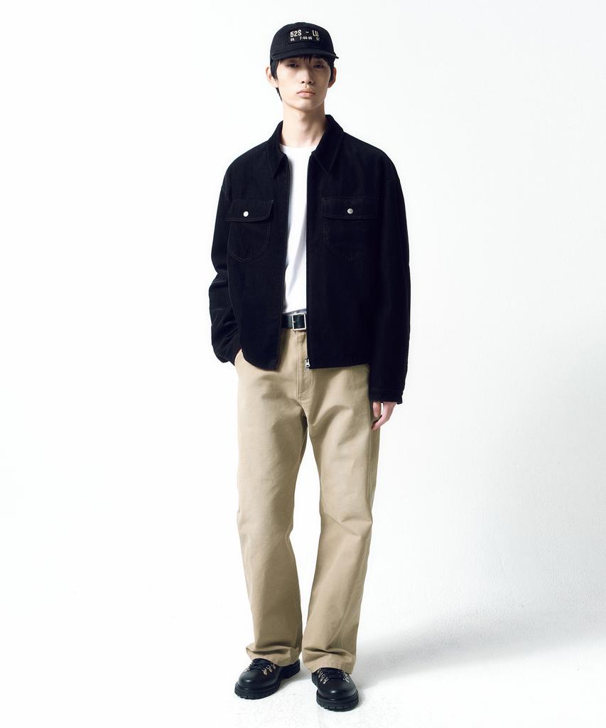 Insilence Organic Cotton Cord Rodeo Jacket Black