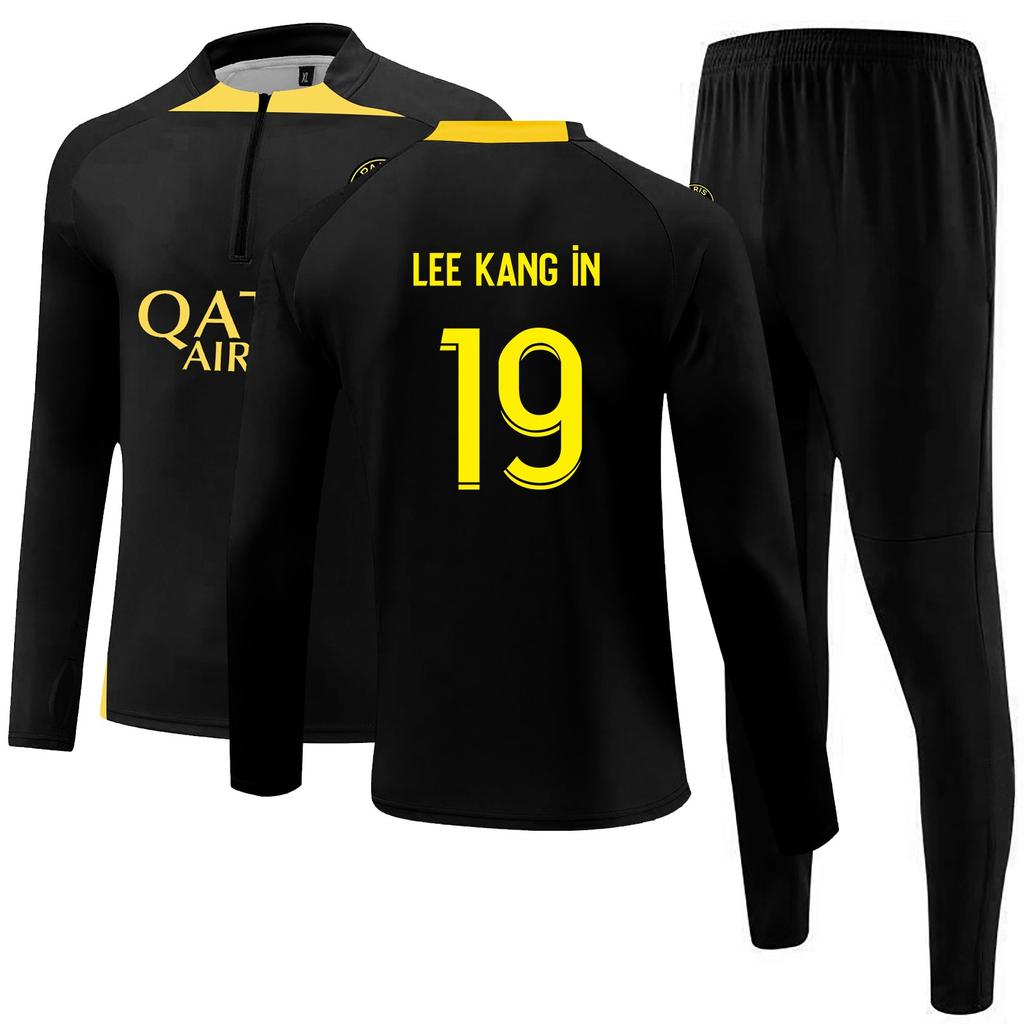 Fußball Trainingsanzug Fußballverein Herren Langarm Sportbekleidung Atmungsaktiv Sporttraining Fitness