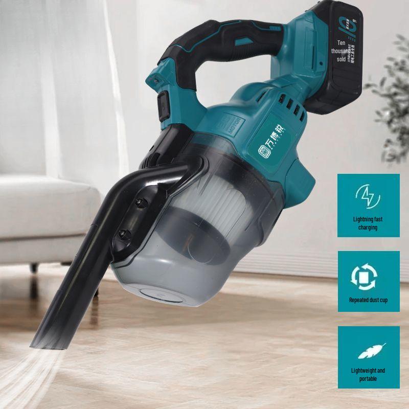 High-Power Wireless Auto & Home Vacuum Cleaner - Strong, Automatic Dust Collector