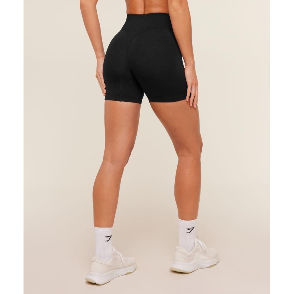 Gymshark Interval Seamless Short Black B6b3k Bb2j