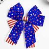 New Football Star Bow Hair Clips - Double Layer Sports Hairpins