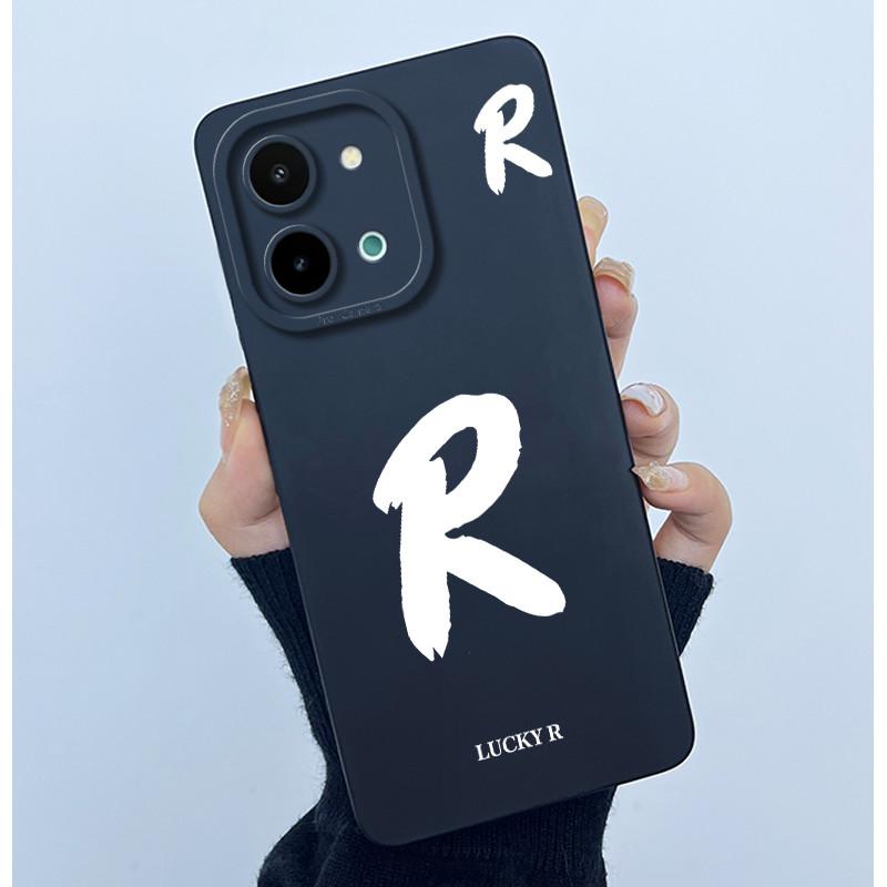 

For Vivo Y28 4G Case Simple Letters Full Protection Back Cover For Vivo Y 28 Funda Soft Liquid Silicone Anti Drop Phone Shell vivo Y28 4G
