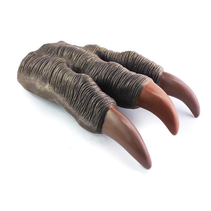 Gloves Halloween Dinosaur Model Animal Hand Puppet Kids Claws Toys Xmas Props
