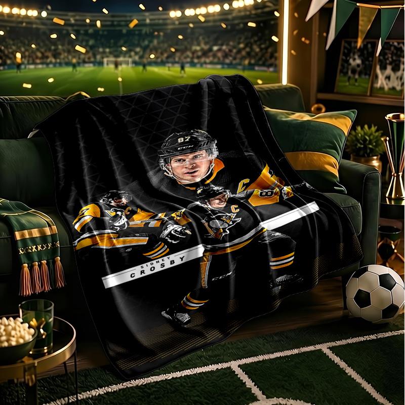 Crosby erreicht Wirft Decke Flanelldecken Plüsch für Sofa Bett Geschenke für Männer Frauen Reise Picknickdecke Weihnachts-Fan-Geschenke