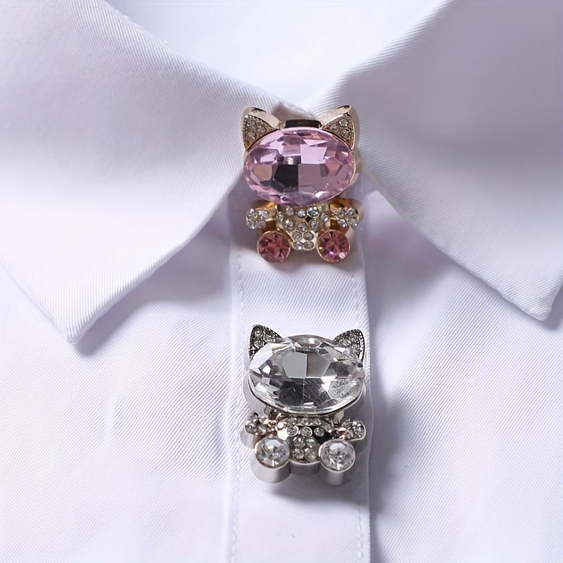 1PC Luxury Fashion Clothing Closures Alloy Swan Rhinestone Button Originality Swan Rhinestone Button Set Alloy Button