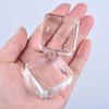 Display Base Stand Holder with Clear Glass Square Dimple Blocks for Crystals