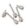 Ensemble de 2 embouts de tournevis Ph2 25 mm + 3 embouts 50 mm pour plaques de plâtre, panneaux de bois, limiteur de profondeur, embouts cruciformes, têtes cruciformes non magnétiques