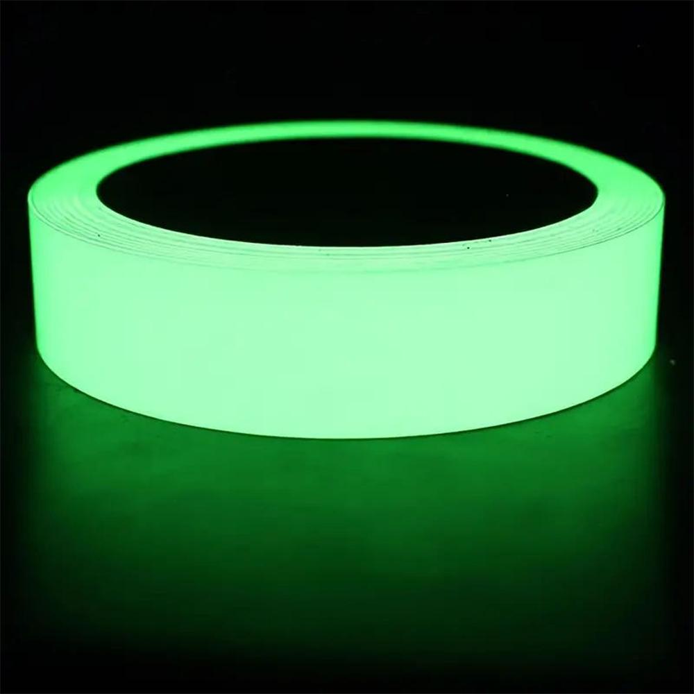 1 Rolle leuchtendes Klebeband, selbstklebendes, im Dunkeln leuchtendes Klebeband, wasserfestes fluoreszierendes Klebeband
