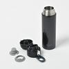 Peacock Vacuum Bottle Industry Stainless Steel Water Bottle, One-Touch Mug Type, 0.3L, Pearl Navy, AKN-30 AKS